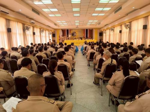 📍 พช.บางบ่อ ร่วมประชุมกำนัน ผู้ใหญ่บ้าน ประจำเดือน เมษายน 2569